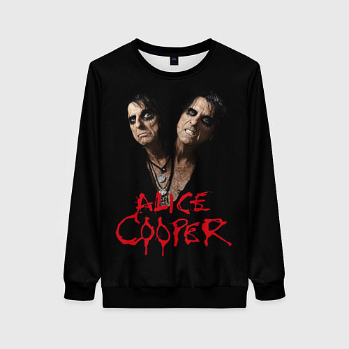 Женский свитшот Alice Cooper paranormal / 3D-Черный – фото 1