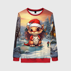 Женский свитшот Новый год 2024 символ года дракон