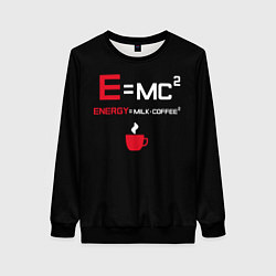 Женский свитшот Эквивалентность массы и энергии