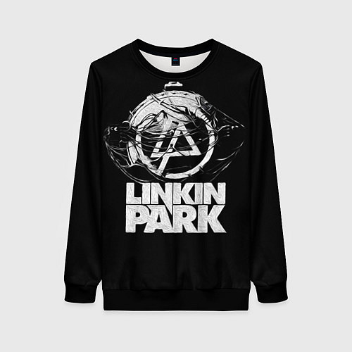 Женский свитшот Linkin Park рэп-метал / 3D-Черный – фото 1