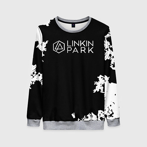 Женский свитшот Linkin Park рок бенд / 3D-Меланж – фото 1