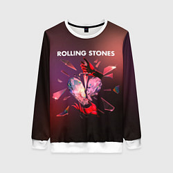 Свитшот женский Hackney diamonds - Rolling Stones, цвет: 3D-белый