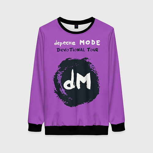 Женский свитшот Depeche Mode devotional tour / 3D-Черный – фото 1