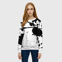 Свитшот женский Art blots - vanguard, цвет: 3D-белый — фото 2