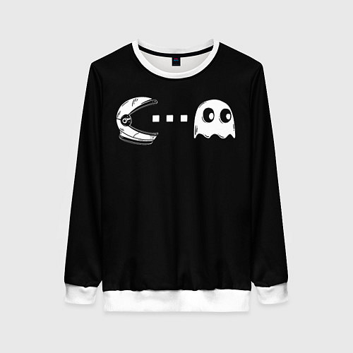 Женский свитшот Spac-man / 3D-Белый – фото 1