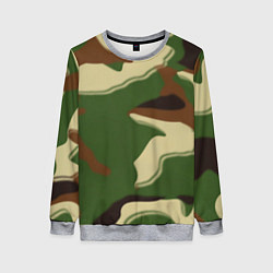 Свитшот женский Камуфляжная текстура, цвет: 3D-меланж