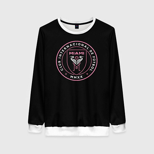 Женский свитшот Inter miami fc club / 3D-Белый – фото 1