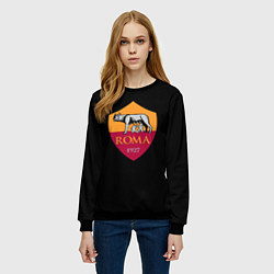 Свитшот женский Roma fc club sport, цвет: 3D-черный — фото 2