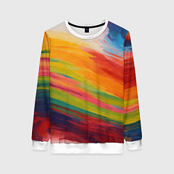 Женский свитшот Мазки красками