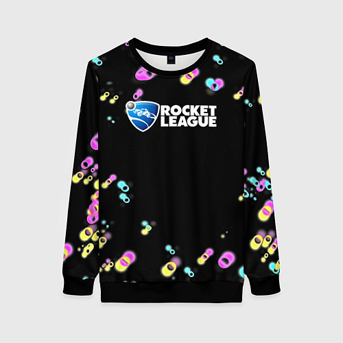 Женский свитшот Rocket League game / 3D-Черный – фото 1