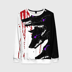 Свитшот женский Стая на охоте, цвет: 3D-белый