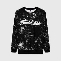 Свитшот женский Judas Priest black ice, цвет: 3D-черный