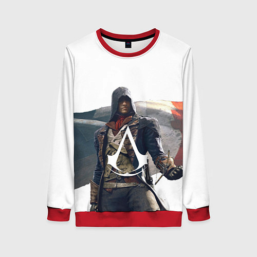 Женский свитшот Французская революция Assassins / 3D-Красный – фото 1