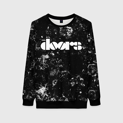 Женский свитшот The Doors black ice / 3D-Черный – фото 1