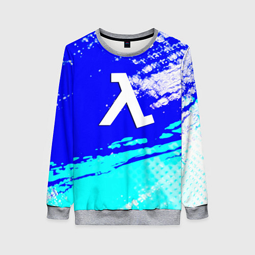 Женский свитшот Half life cold steel / 3D-Меланж – фото 1