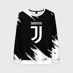 Свитшот женский Juventus краски текстура, цвет: 3D-белый