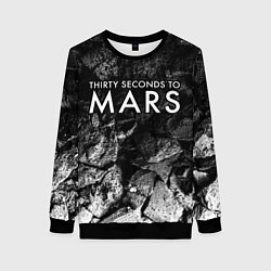 Свитшот женский Thirty Seconds to Mars black graphite, цвет: 3D-черный