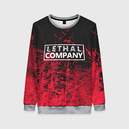 Женский свитшот Lethal Company: Red Trail / 3D-Меланж – фото 1