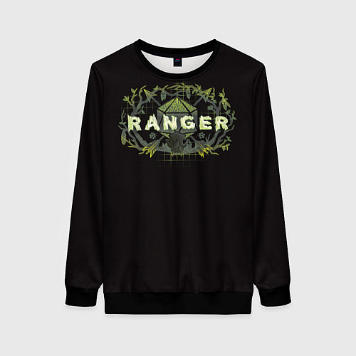 Женский свитшот Ranger - DnD / 3D-Черный – фото 1