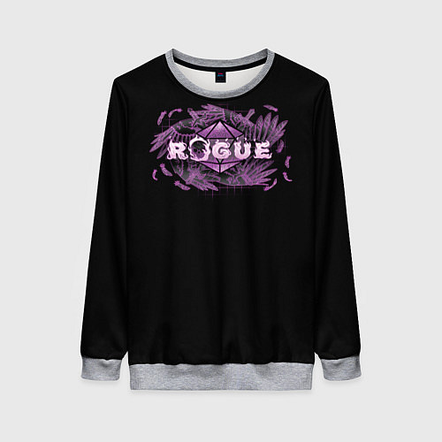 Женский свитшот Rogue - DnD / 3D-Меланж – фото 1