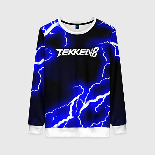 Женский свитшот Tekken молнии / 3D-Белый – фото 1