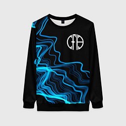 Свитшот женский Pantera sound wave, цвет: 3D-черный