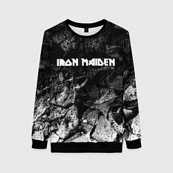 Свитшот женский Iron Maiden black graphite, цвет: 3D-черный