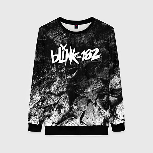 Женский свитшот Blink 182 black graphite / 3D-Черный – фото 1