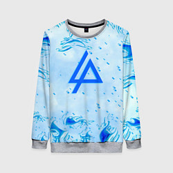 Свитшот женский Linkin park холодный огонь бренд, цвет: 3D-меланж