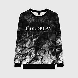 Женский свитшот Coldplay black graphite