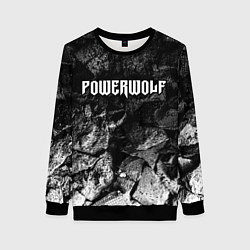 Свитшот женский Powerwolf black graphite, цвет: 3D-черный