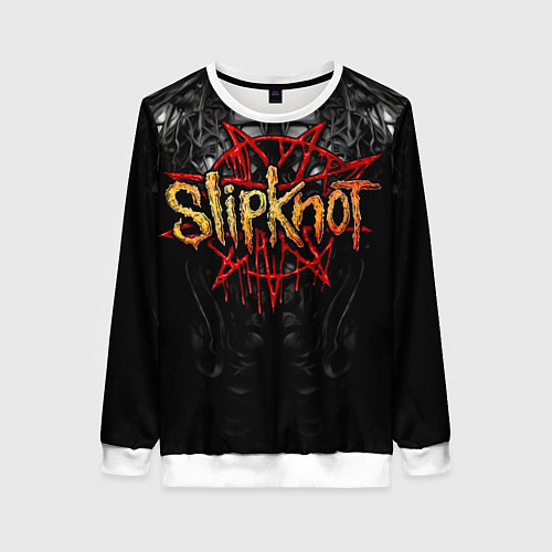 Женский свитшот Slipknot band / 3D-Белый – фото 1