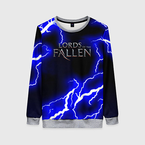 Женский свитшот Lord of the fallen steel storm / 3D-Меланж – фото 1