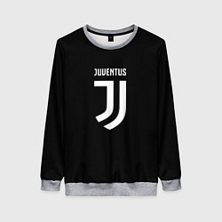 Свитшот женский Juventus sport fc белое лого, цвет: 3D-меланж