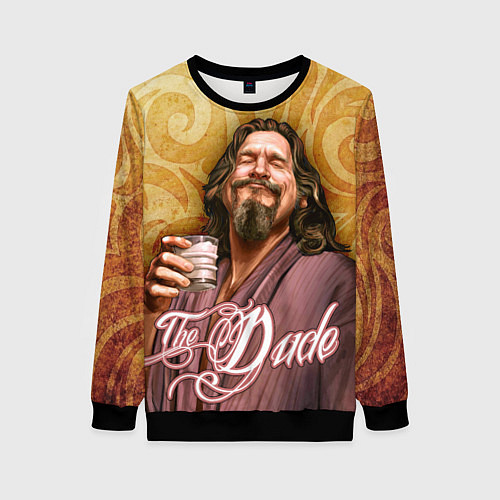 Женский свитшот The Big Lebowski dude / 3D-Черный – фото 1