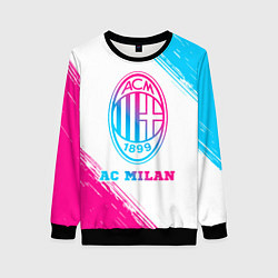 Женский свитшот AC Milan neon gradient style