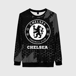 Женский свитшот Chelsea sport на темном фоне