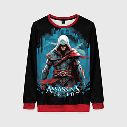 Женский свитшот Assassins creed холодный фон