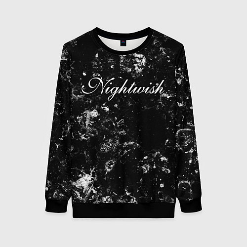 Женский свитшот Nightwish black ice / 3D-Черный – фото 1