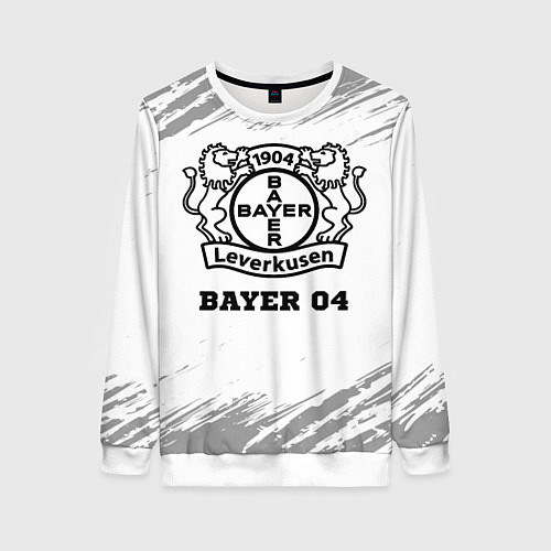 Женский свитшот Bayer 04 sport на светлом фоне / 3D-Белый – фото 1