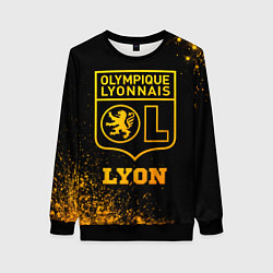 Женский свитшот Lyon - gold gradient