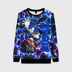 Женский свитшот Sonic x blue