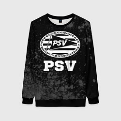 Свитшот женский PSV sport на темном фоне, цвет: 3D-черный