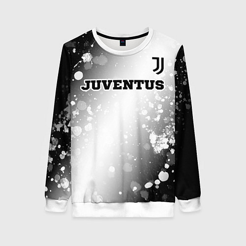 Женский свитшот Juventus sport на светлом фоне посередине / 3D-Белый – фото 1