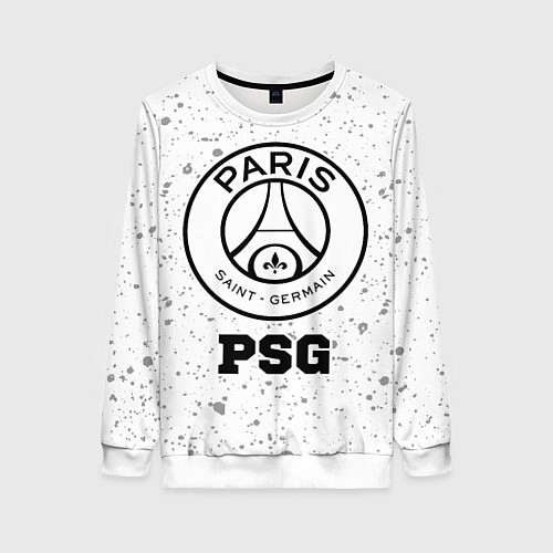 Женский свитшот PSG sport на светлом фоне / 3D-Белый – фото 1