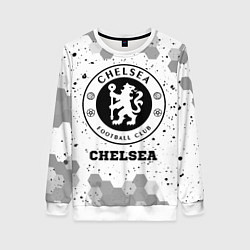 Женский свитшот Chelsea sport на светлом фоне