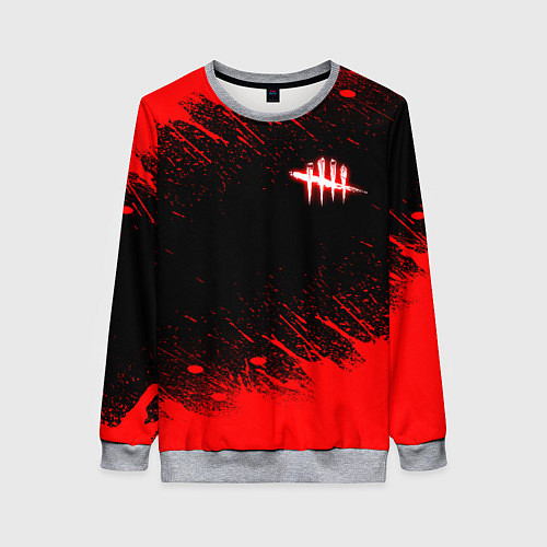 Женский свитшот Dead by daylight огненный / 3D-Меланж – фото 1