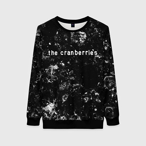 Женский свитшот The Cranberries black ice / 3D-Черный – фото 1