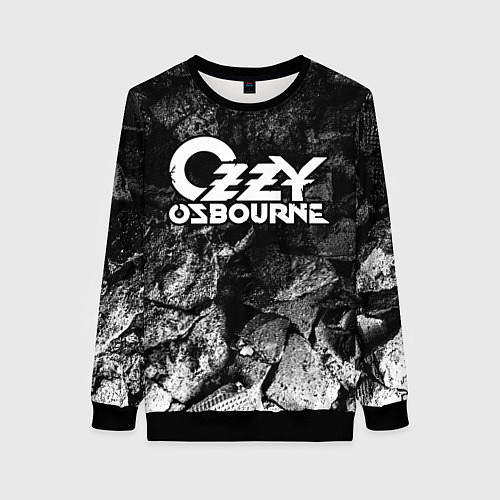 Женский свитшот Ozzy Osbourne black graphite / 3D-Черный – фото 1