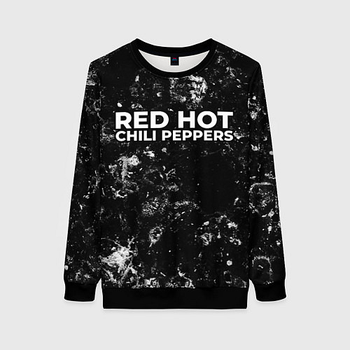 Женский свитшот Red Hot Chili Peppers black ice / 3D-Черный – фото 1